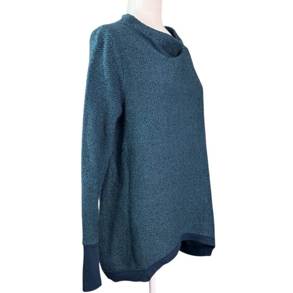 Anthropologie Postmark Inari Knit Sweater Pullover Blue Teal Women's Size M - Picture 5 of 8